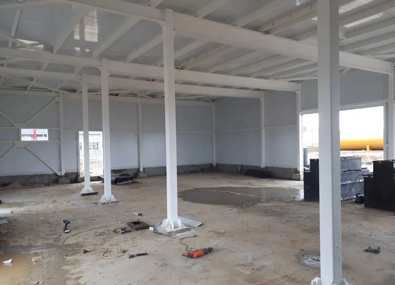 Строительство быстровозводимого здания 1